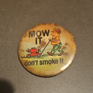 Vintage Humorous Button Pin